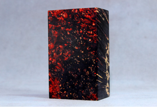 Stabilized Maple Burl Wood Mod Block